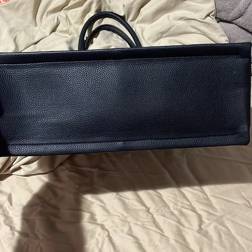 Avec Les Filles black mixed material tote bag nwt and perfect unworn condition
